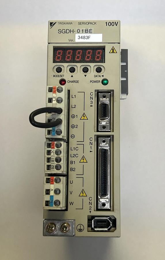 Used YASKAWA ELECTRIC,SGDH-01BE,SERVO DRIVE