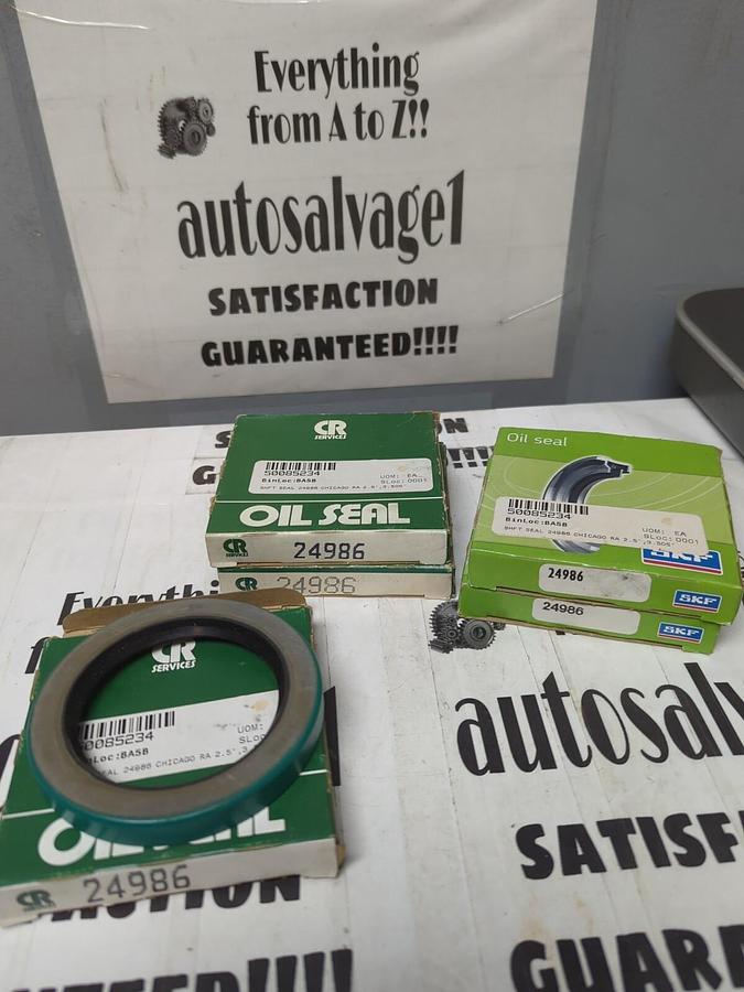 SKF CHICAGO RAWHIDE,24986,OIL SEALS 2.5 INCH X 3.505 INCH LOT OF 5 NOS