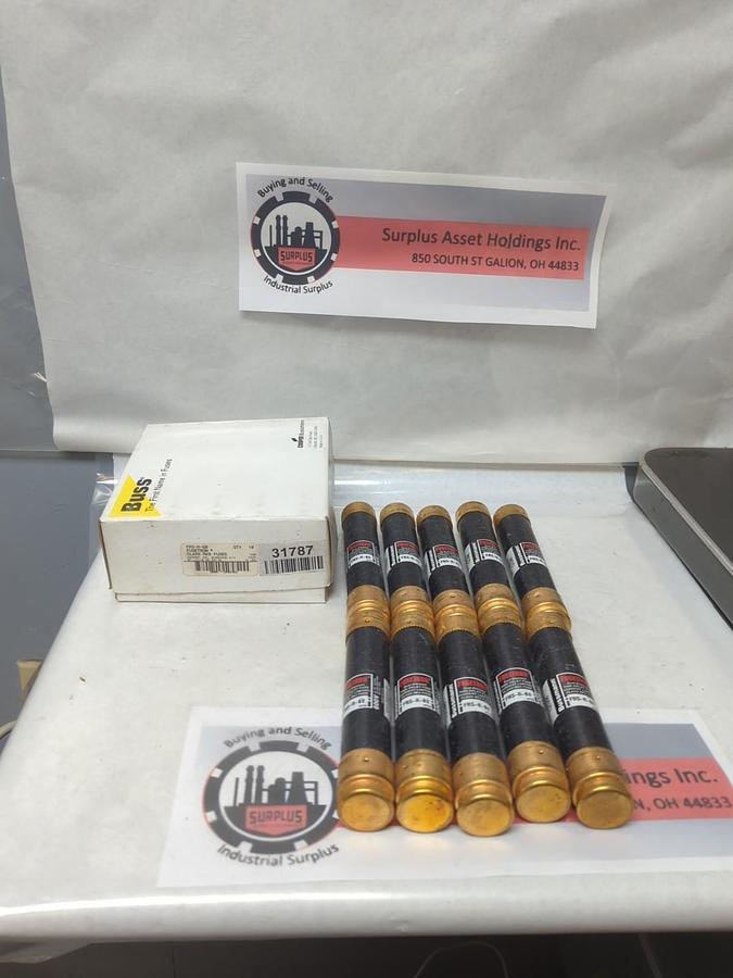 COOPER BUSSMANN,FRS-R-60,FUSETRON 60 AMP FUSES BOX OF 10 NOS
