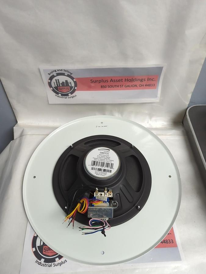 Used SPECO,G86TCG,DUAL CONE CEILING SPEAKER 8 INCH PRE-OWNED