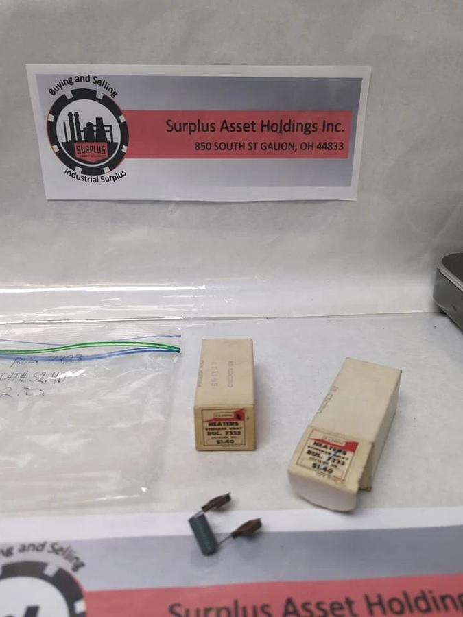 JOSLYN CLARK.S1.40,OVERLOAD HEATER ELEMENT LOT OF 2 NOS