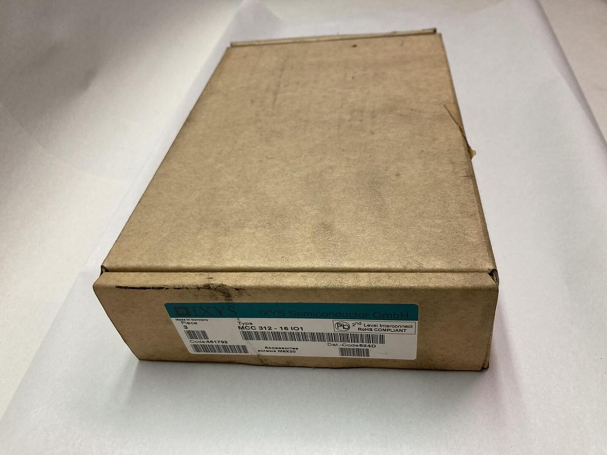 Used IXYS,MCC 312-166IO1,Thyristor Module Box of 3