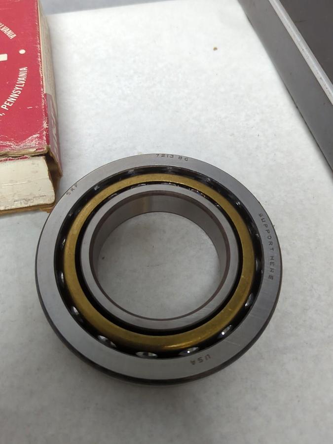SKF,7213BYG,ANGULAR CONTACT BEARING 60 X 110 X 22MM NOS