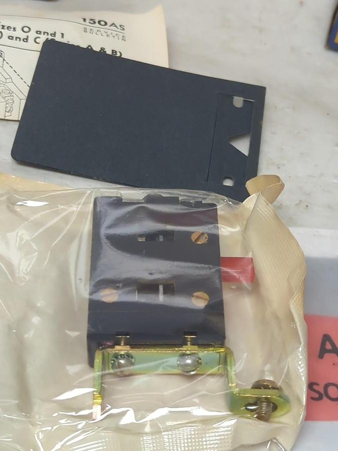 SQUARE D,9999 BC-1,INTERLOCK FOR SIZE 0 TYPEB SERA &SIZE1 TYPEC SER A&B LOT OF 2