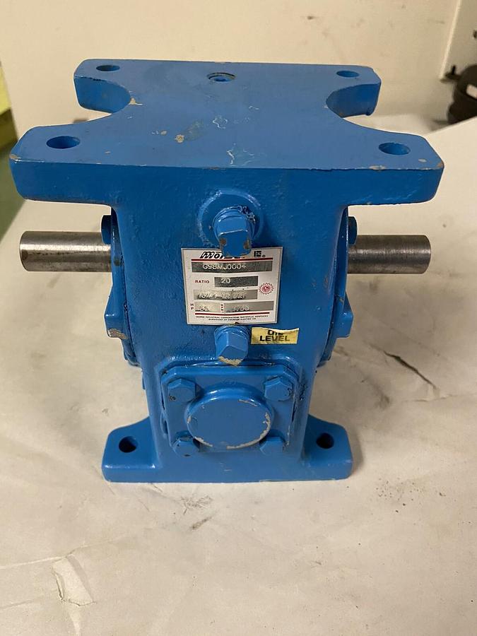 Morse,G98J0004,Gear Reducer Ratio 20:1 Input .85Hp 1750RPM