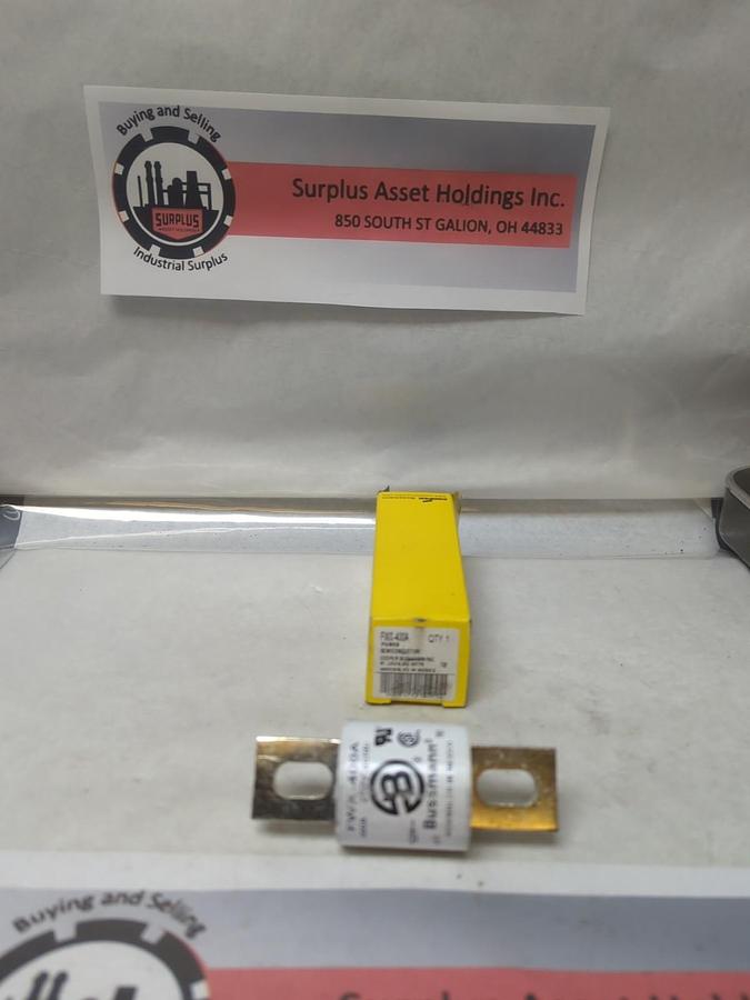 COOPER BUSSMANN,FWX-400A,SEMICONDUCTOR 400 AMP FUSE NOS