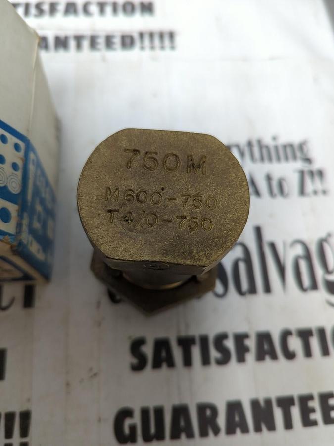 ITT BLACKBURN,750-M,SPLIT BOLT CONNECTOR HIGH STRENGTH BRONZE NOS