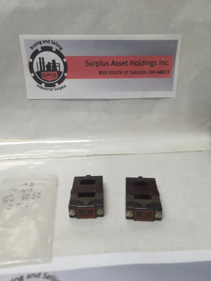 Used ALLEN BRADLEY,70A01,COIL 110V 60CY 95V 50CY LOT OF 2 PRE-OWNED
