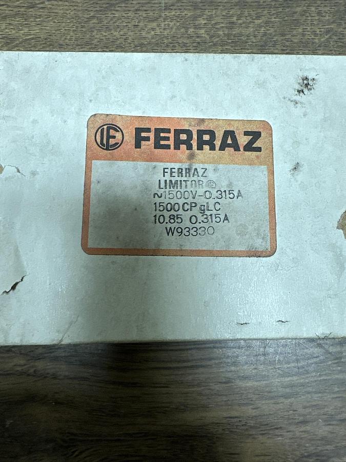 Ferraz Limitor,W93330,1500V .315A Fuse