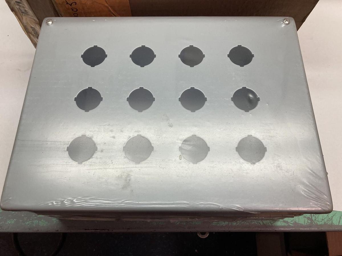 Used Hoffman,E12PBY25,Push Button Enclosure