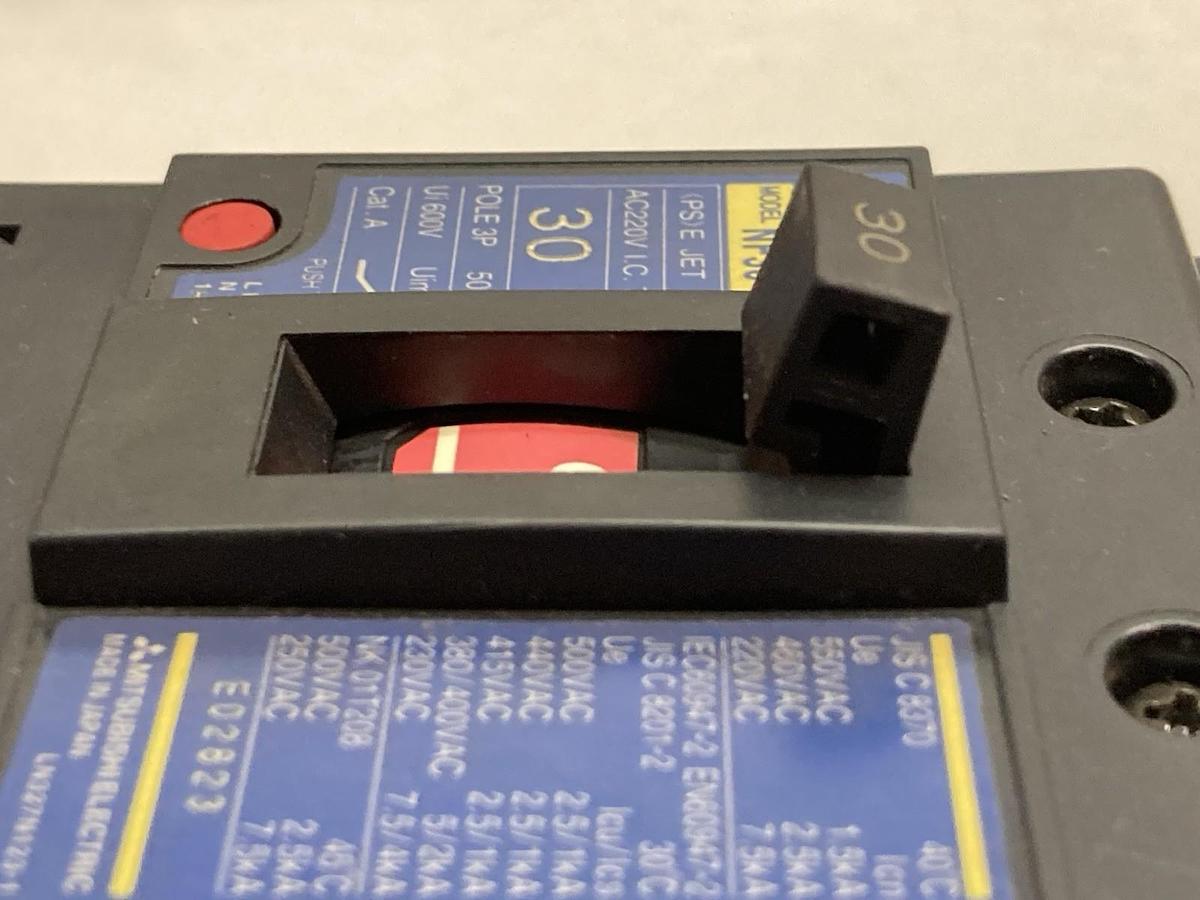 Mitsubishi,NF30-SW,3-Pole No-Fuse Breaker 30A 50/60Hz