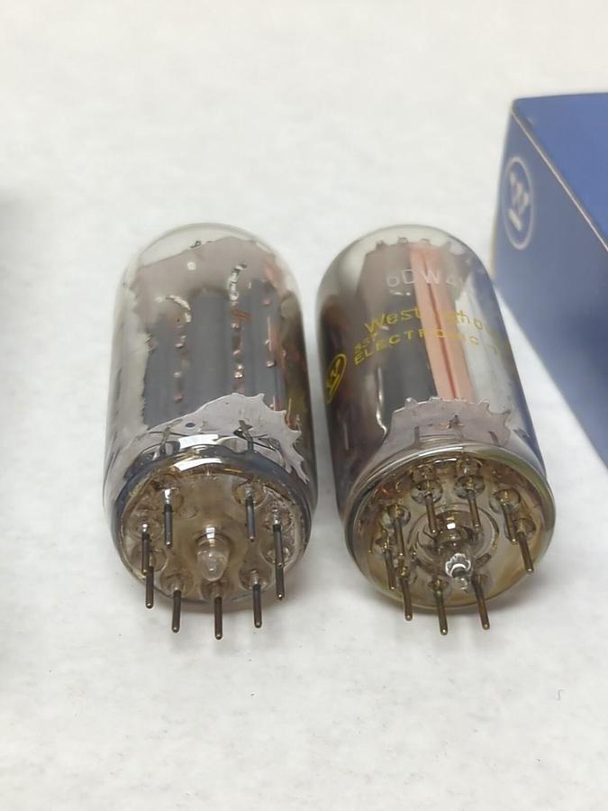 WESTINGHOUSE,6DW4B/6CL3,ELECTRONIC TUBE LOT OF 2 NOS