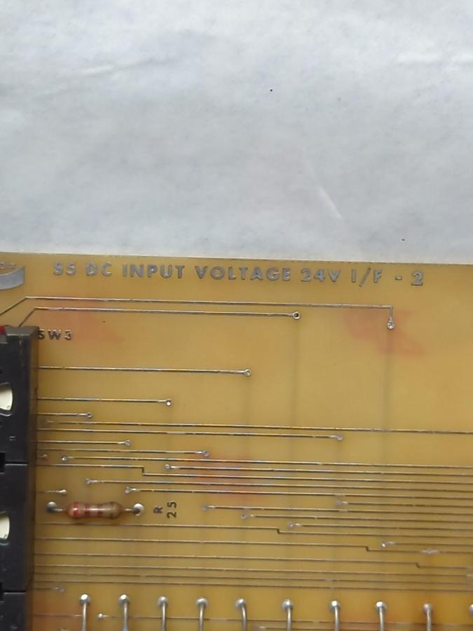 Used BENDIX,3731772C,S5 DC INPUT VOLTAGE 24V I/F-2 CIRCUIT BOARD PRE-OWNED