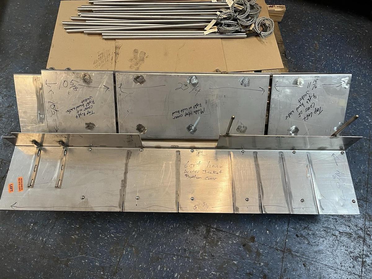 UNBRANDED,SS,INDUSTRIAL STAINLESS WATER JACKET GUARDS 51-3/4"