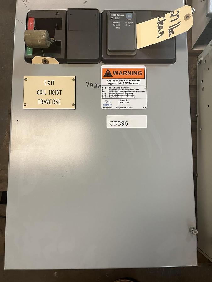 Used Cutler Hammer,Size 2,MCC Reversing FUSED Starter Feeder Bucket W200M2CFC