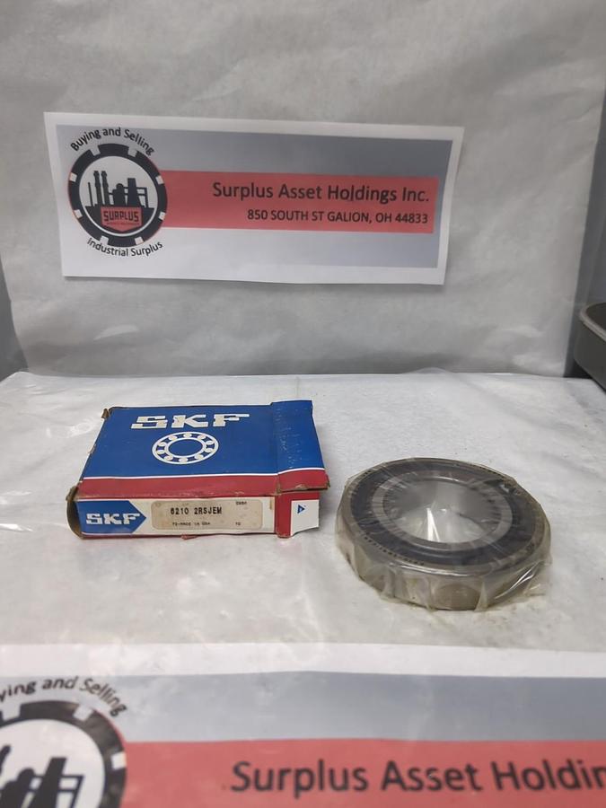 SKF,6210-2RSJEM,DEEP GROOVE BAL BEARING NOS