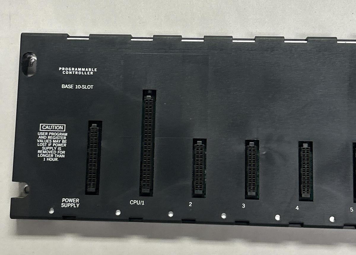 Used GE FANUC,IC693CHS391H,10 SLOT EXPANSION BASEPLATE