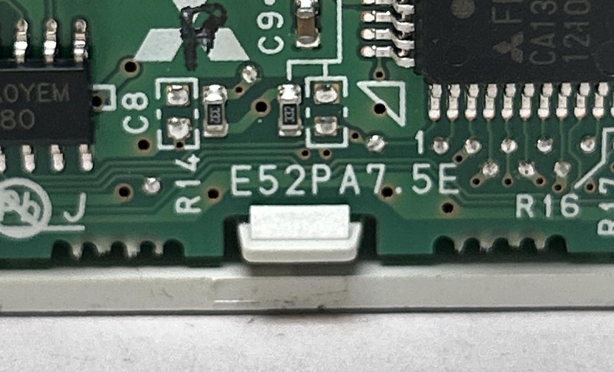 MITSUBISHI,E52PA7.5E,CONTROL PANEL RUN/STOP RESET BUTTONS NOS