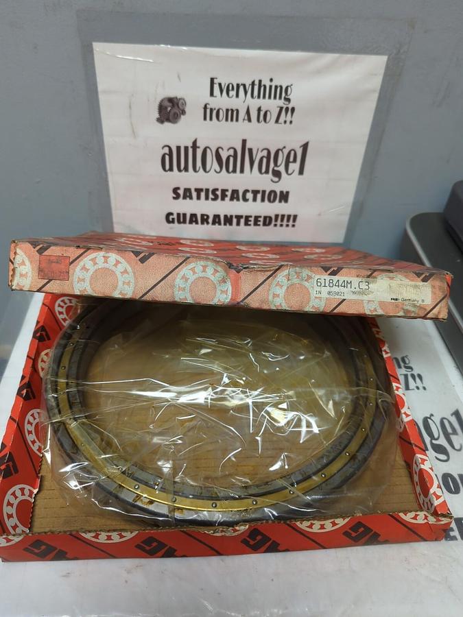 FAG,61844M.C3,SINGLE ROW BALL BEARING 220X270X24MM