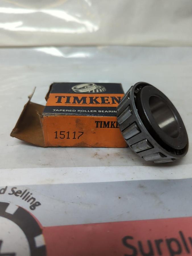 TIMKEN,15117,ROLLER BEARING CONE NOS