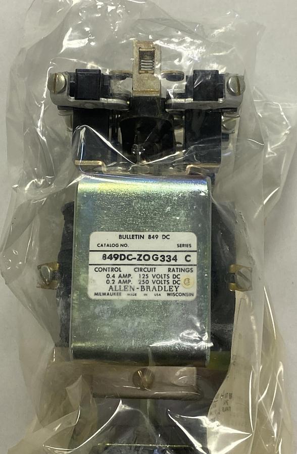 ALLEN BRADLEY,849DC-ZOG334,SER C PNEUMATIC TIMING RELAY NEW NO BOX