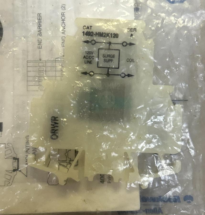 ALLEN BRADLEY,1492-HM2K120,SURGE SUPPRESSOR LOT OF 2 NOS