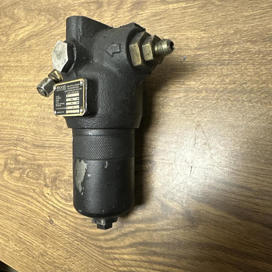 Used Moog,HP015,6000PSI High Pressure Hydraulic Filter