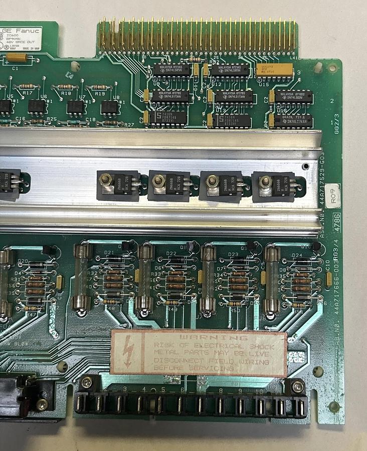 Used GE FANUC,IC600BF909K,OUTPUT MODULE PC BOARD
