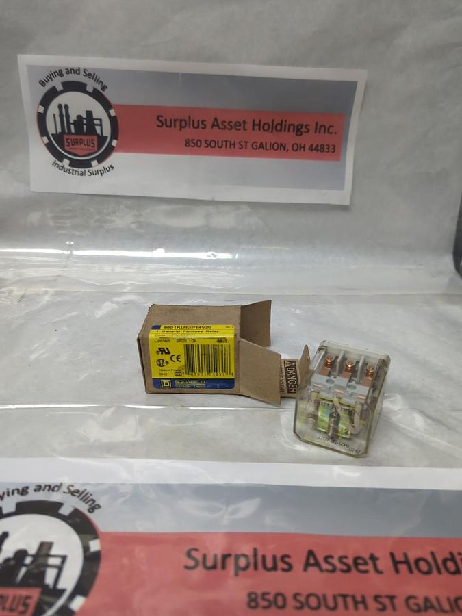 SQUARE D,8501-KU13P14V20,GENERAL PURPOS RELAY SER C 120V 50/60HZ NOS