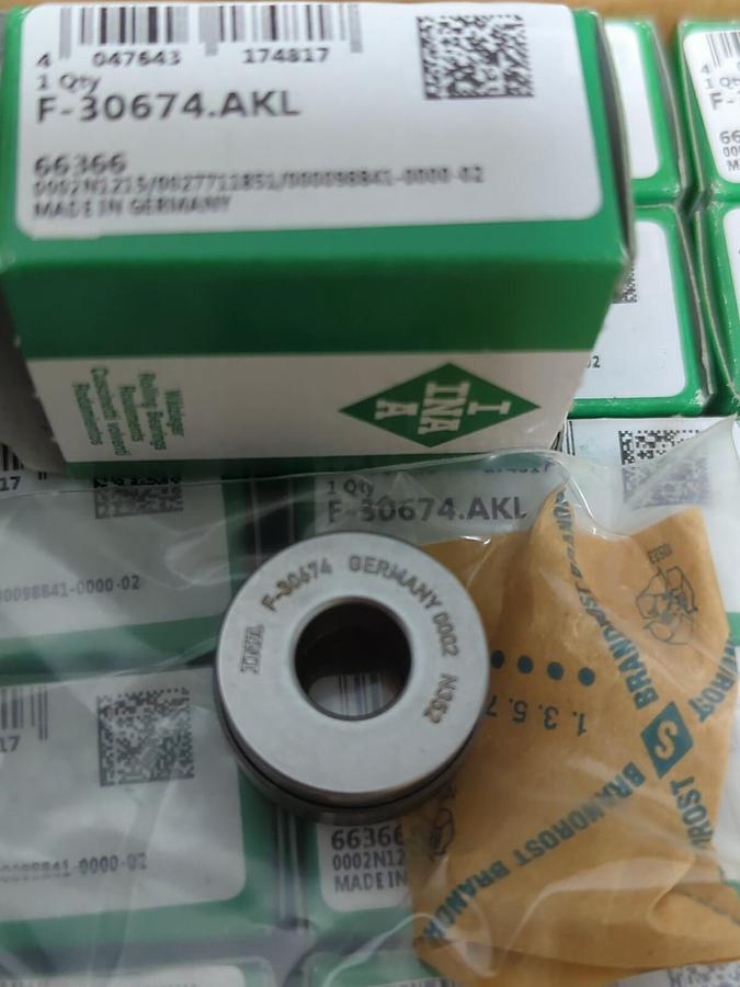 INA,F-30674.AKL,AXIAL BALL BEARING 10MMX23.9MMX13.90MM LOT OF 38 NOS