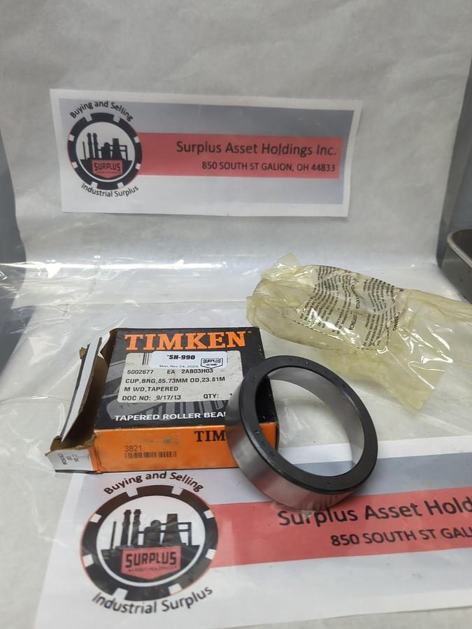 TIMKEN,3821,ROLLER BEARING CUP NOS