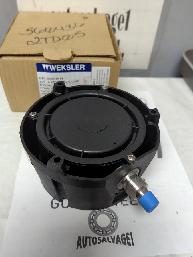 WEKSLER,SW0739-08,4-1/2 IN ROYAL GAUGE 1/4 IN NPT 3000# RANGE NOS