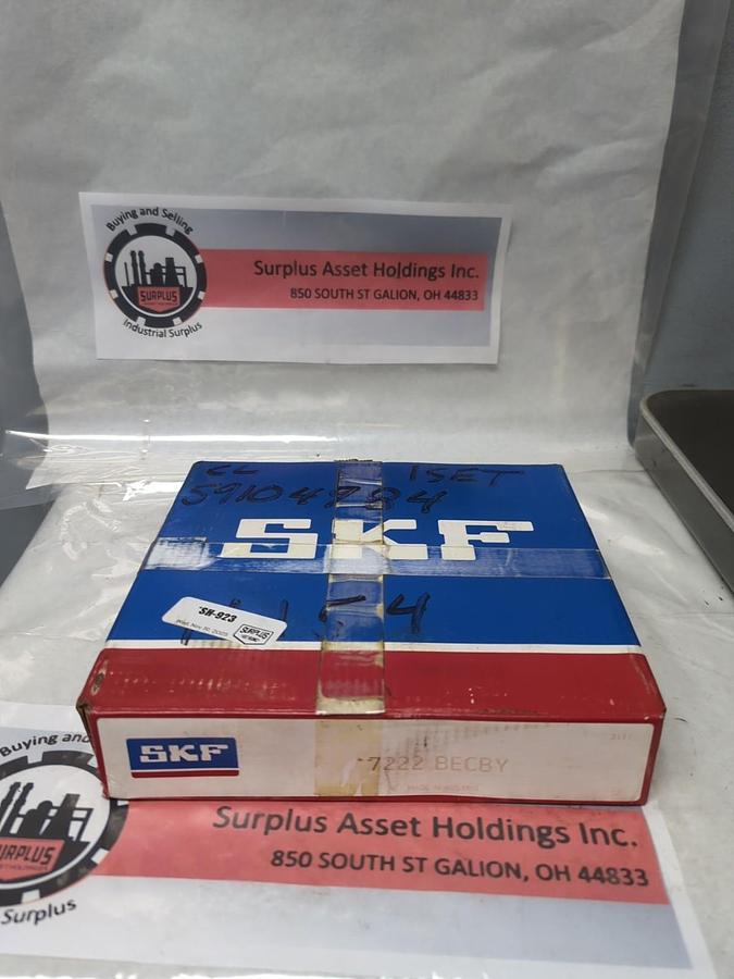 SKF,7222 BECBY,ANGULAR CONTACT BEARING NOS