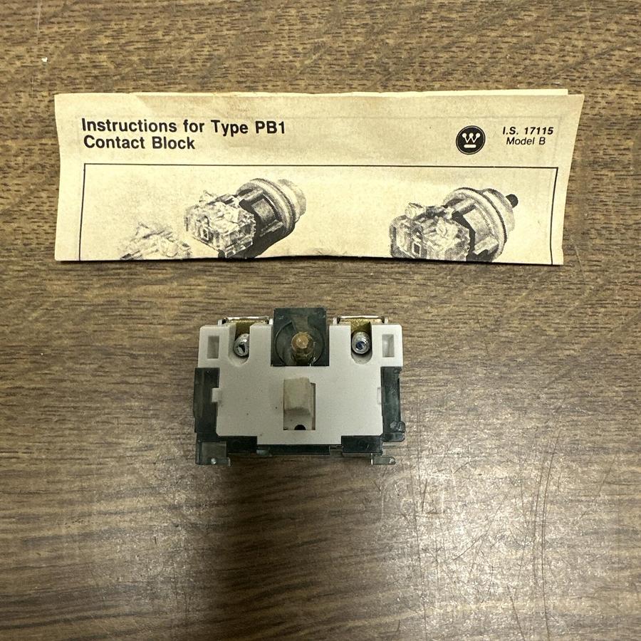 Westinghouse,PB1A,Contact Block