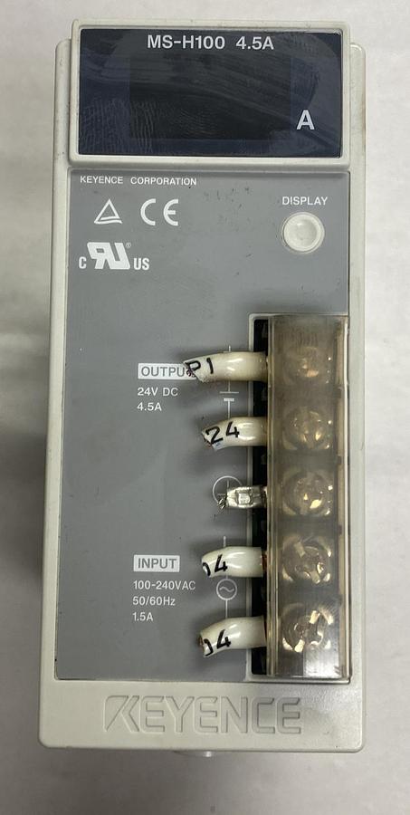 Used Keyence,MS-H100,Power Supply 4.5A
