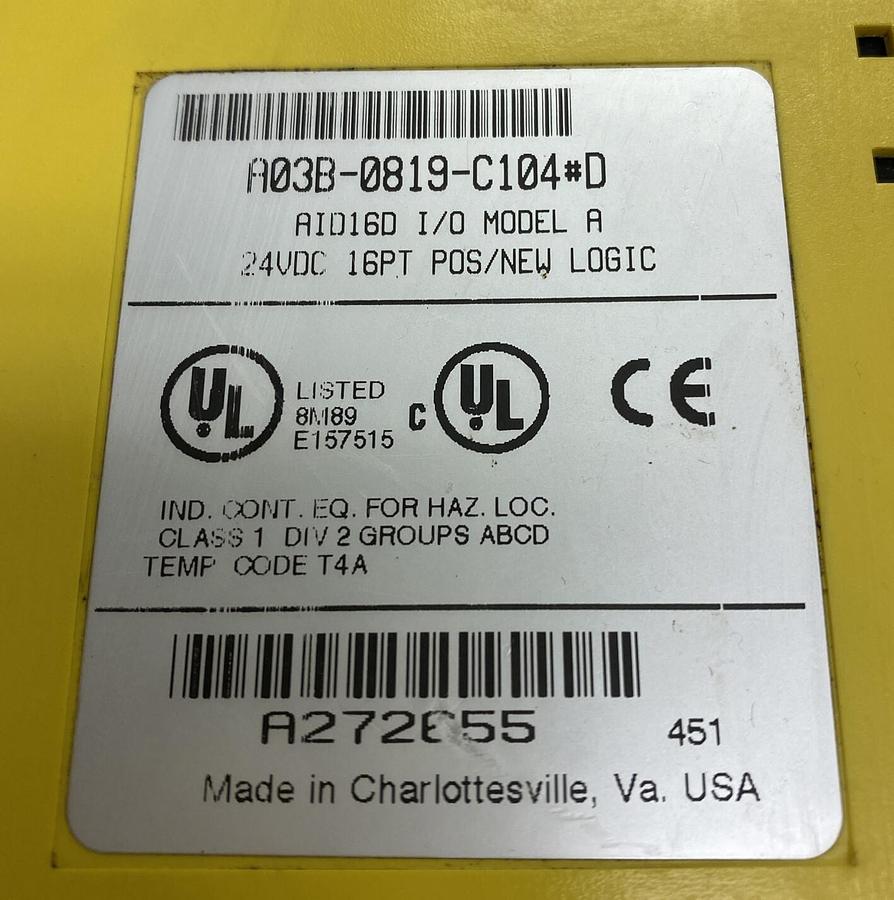 Used FANUC,A03B-0819-C104,Input Module