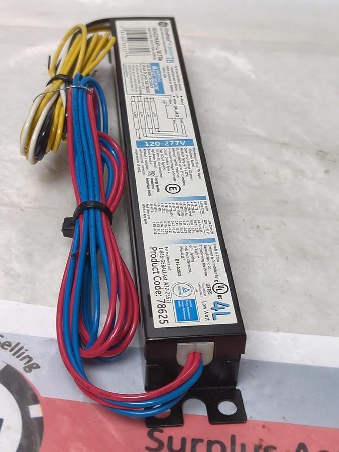GE,432MAXP-L/ULTRA,ULTRAMAX P-SERIES 3-OPERATION BALLAST 120-277V NOS