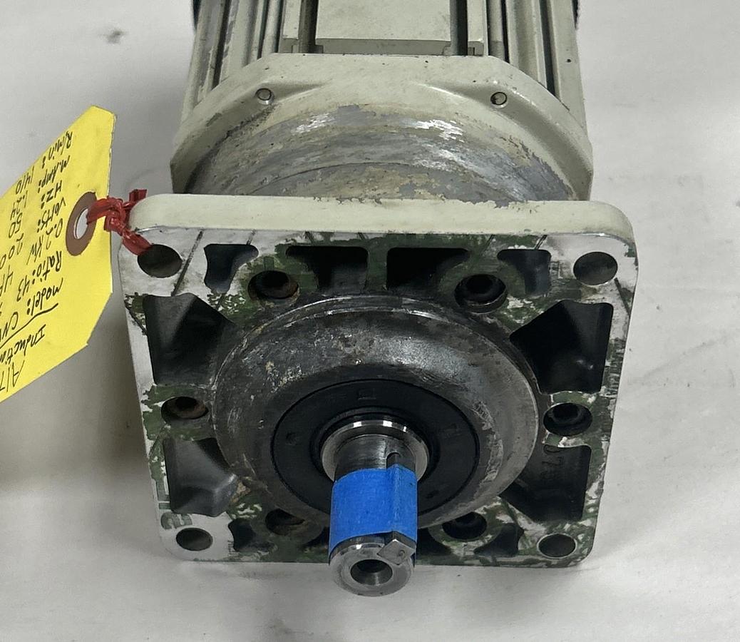 Used ALTAX,CNVM02-E075-43,GEAR MOTOR 0.2KW 220V 1720RPM 43:1 RATIO