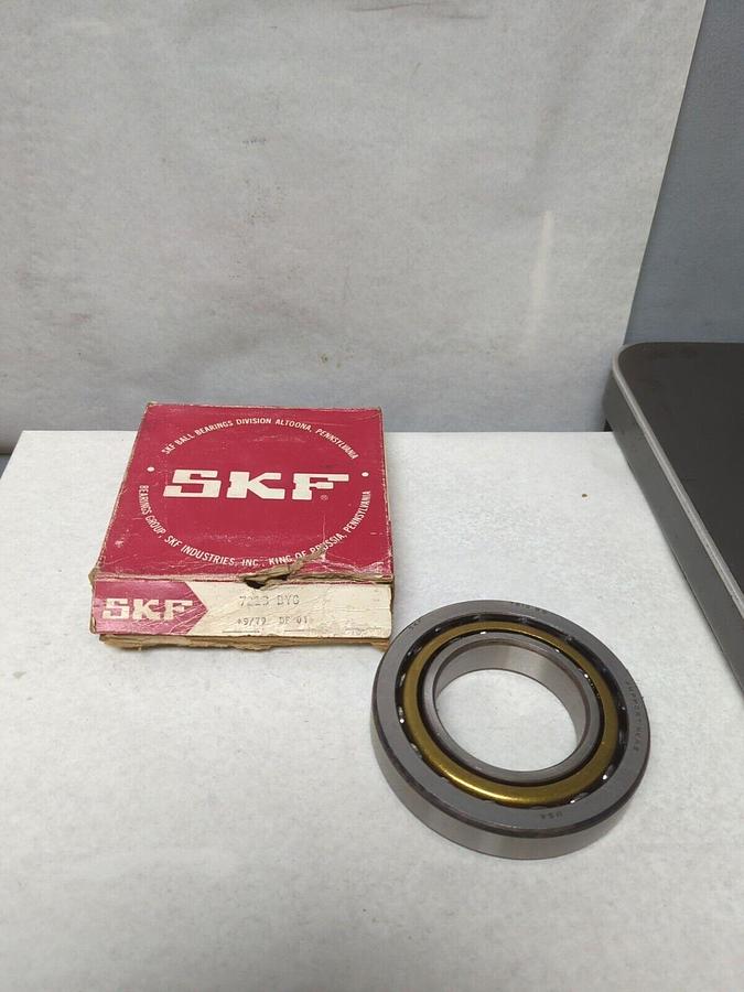 SKF,7213BYG,ANGULAR CONTACT BEARING 60 X 110 X 22MM NOS
