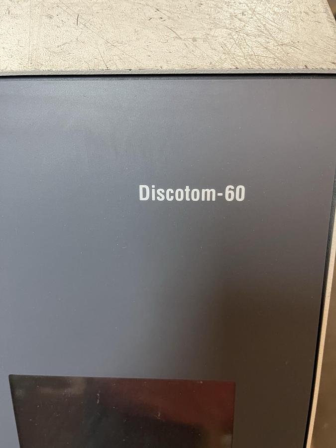 Used STRUERS,05906136,DISCOTOM 60 CUTOFF MACHINE 3PH 220-240V