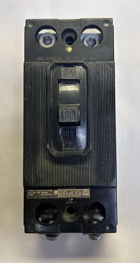 Used SIEMENS ITE,QJ2-B225,CIRCUIT BREAKER 225A 250V 2P