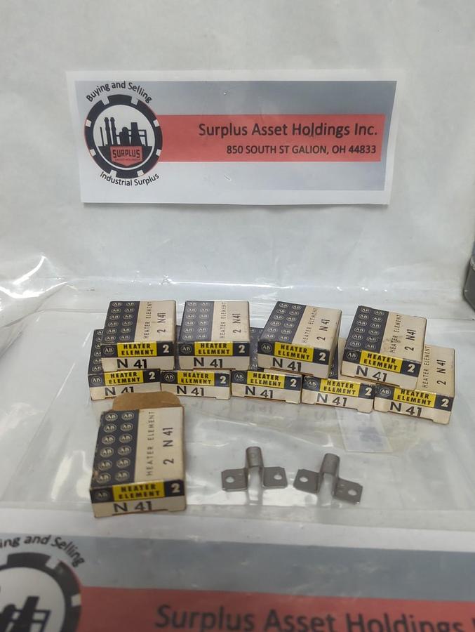 ALLEN BRADLEY,N41,THERMAL OVERLOAD HEATER ELEMENT LOT OF 10 BOXES OF 2 NOS