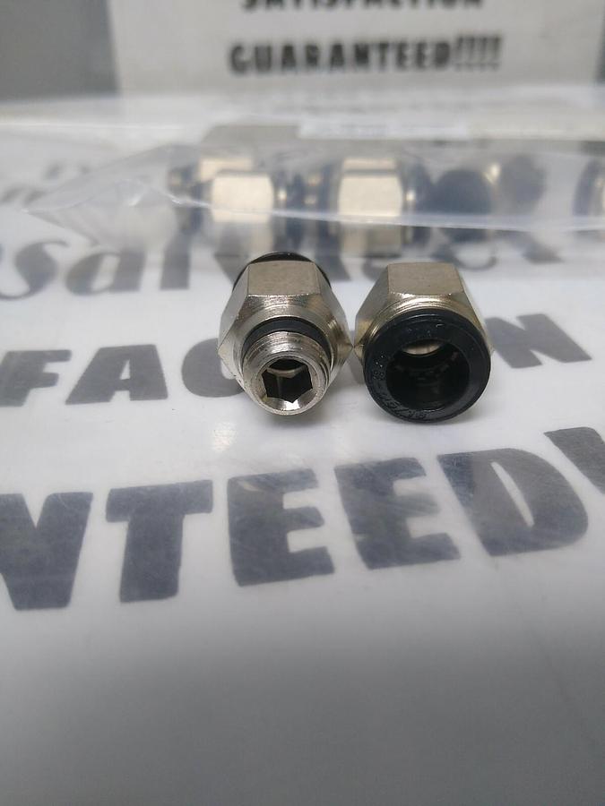 UNBRANDED,61761045,TUBE STRAIGHT MALE CONNECTOR 8MMX1/8 IN  LOT OF 8