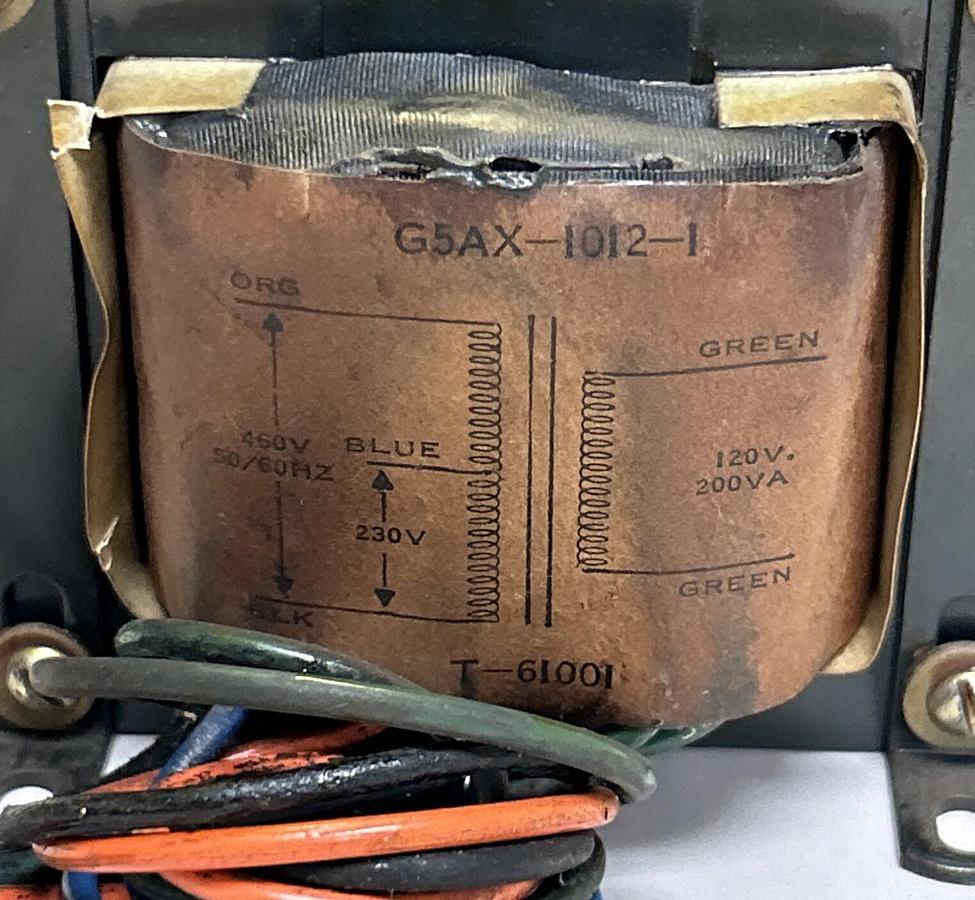 Used UNBRANDED,G5AX-1012-1,TRANSFORMER