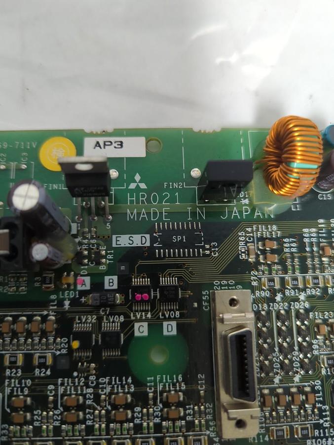 Used MITSUBISHI,HR021,MOTHER BOARD PRE-OWNED