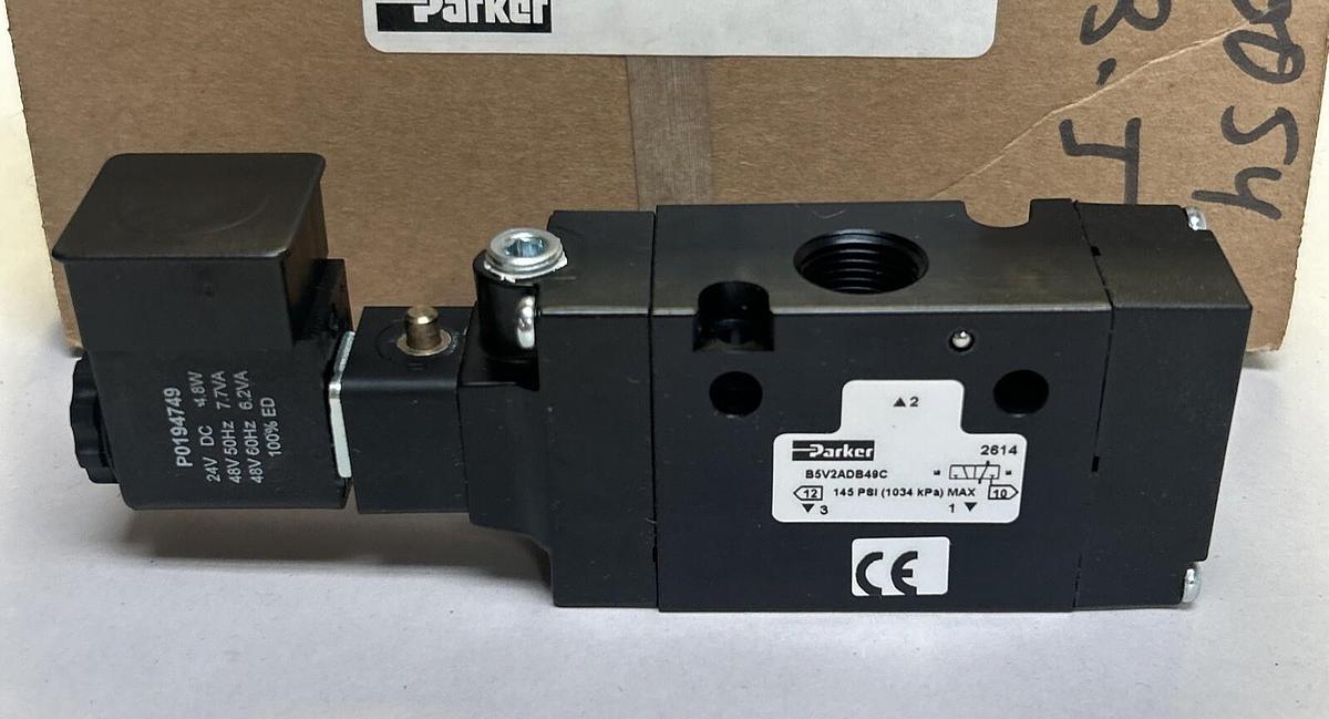PARKER,B5V2ADB49C,SOLENOID VALVE NOS