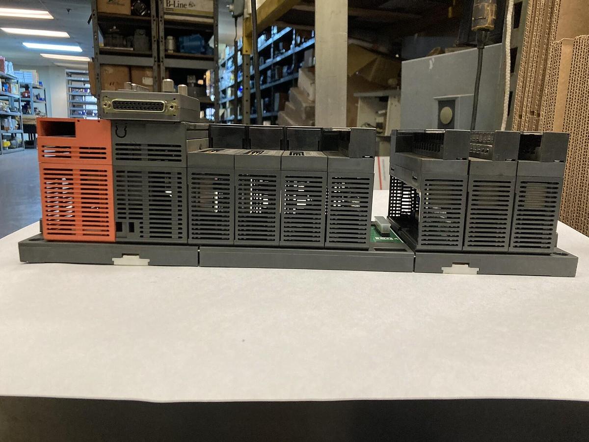 Used MITSUBISHI,A1S61PN/A1SX41/A1SX40/A1SY10, Rack