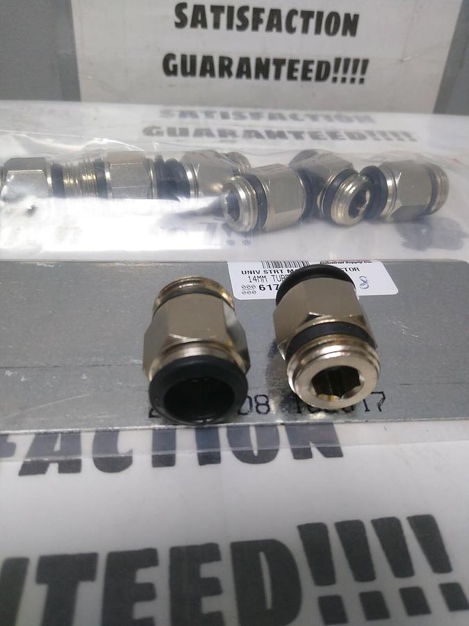 UNBRANDED,61760633,TUBE STRAIGHT MALE CONNECTOR 14MMX1/2 IN LOT OF 8 NOS