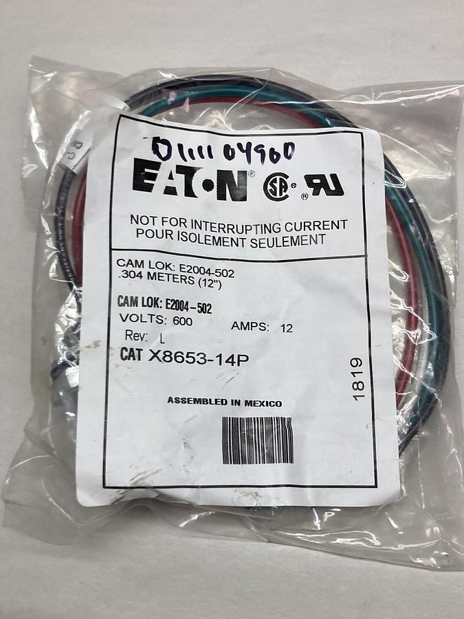 Used Eaton,E2004-502,Cam Lock Connector