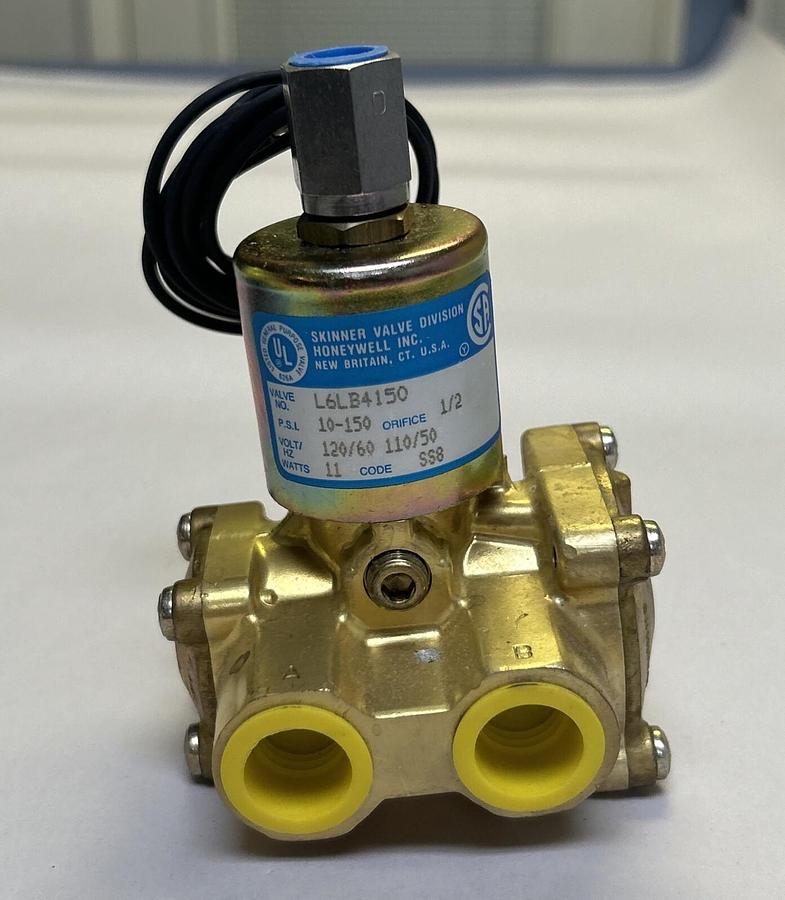 SKINNER,L6LB4150,SOLENOID VALVE 10-150PSI 1/2INCH NOS